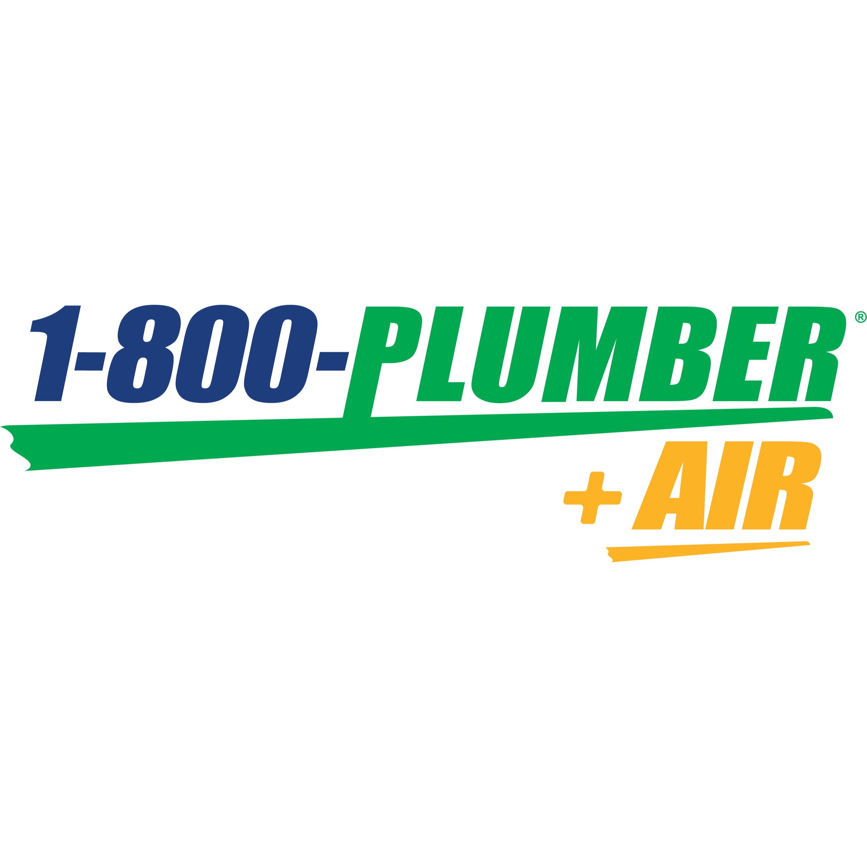 1-800-PLUMBER +AIR Logo