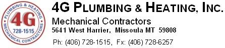 4G Plumbing & Heating, Inc. Logo