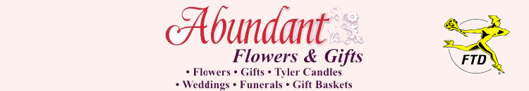 Abundant Flowers And Gifts Logo