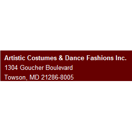 Artistic Costumes & Dance Fashions Inc Logo