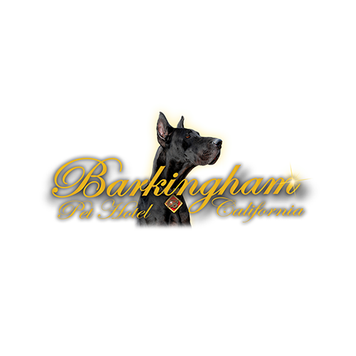 Barkingham Pet Hotel California Logo