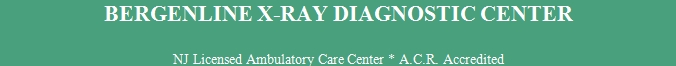 Bergenline X-Ray Diagnostic Center Logo