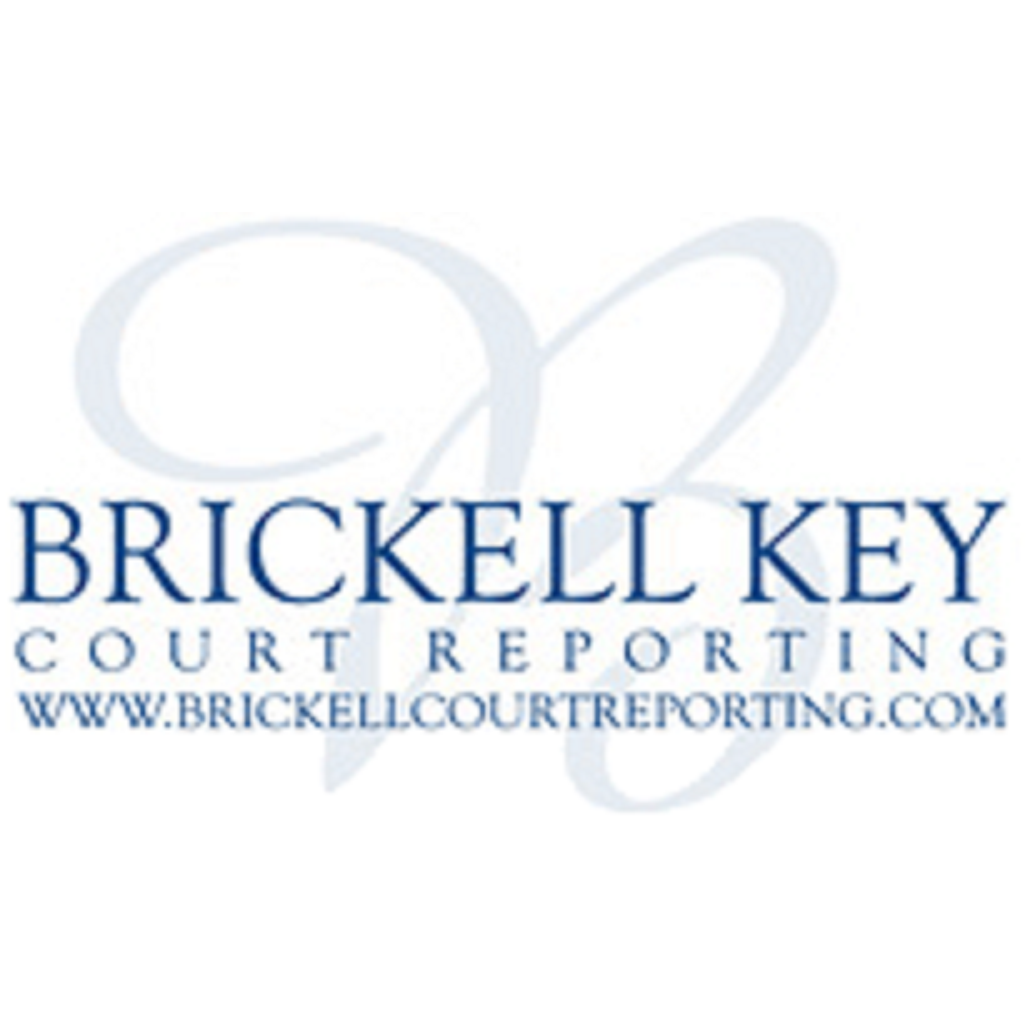 Brickell Key Court Reporting Logo