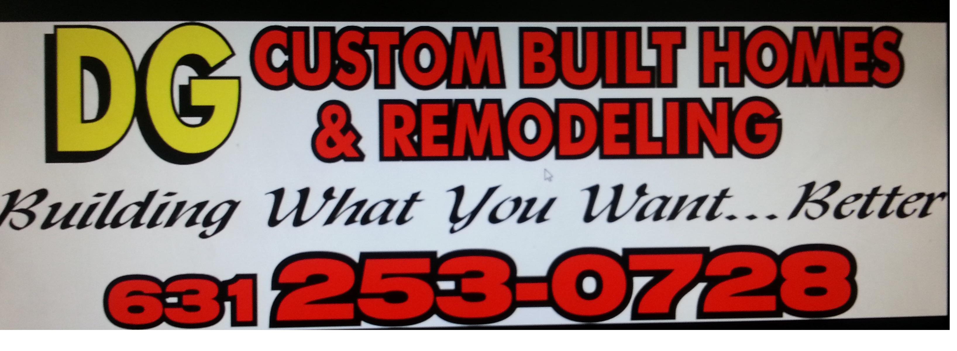 DG Custom Built Homes & Remodeling LLC Logo