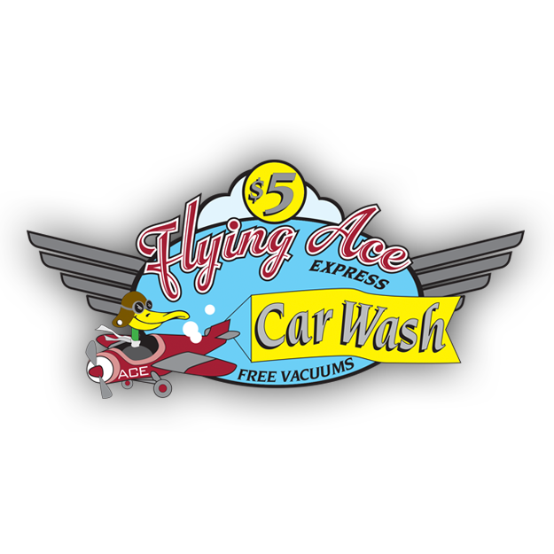 Flying Ace Express Car Wash Logo