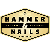 Hammer & Nails Grooming Shop for Guys Logo