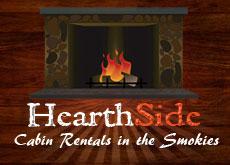 Hearthside Cabin Rentals Logo