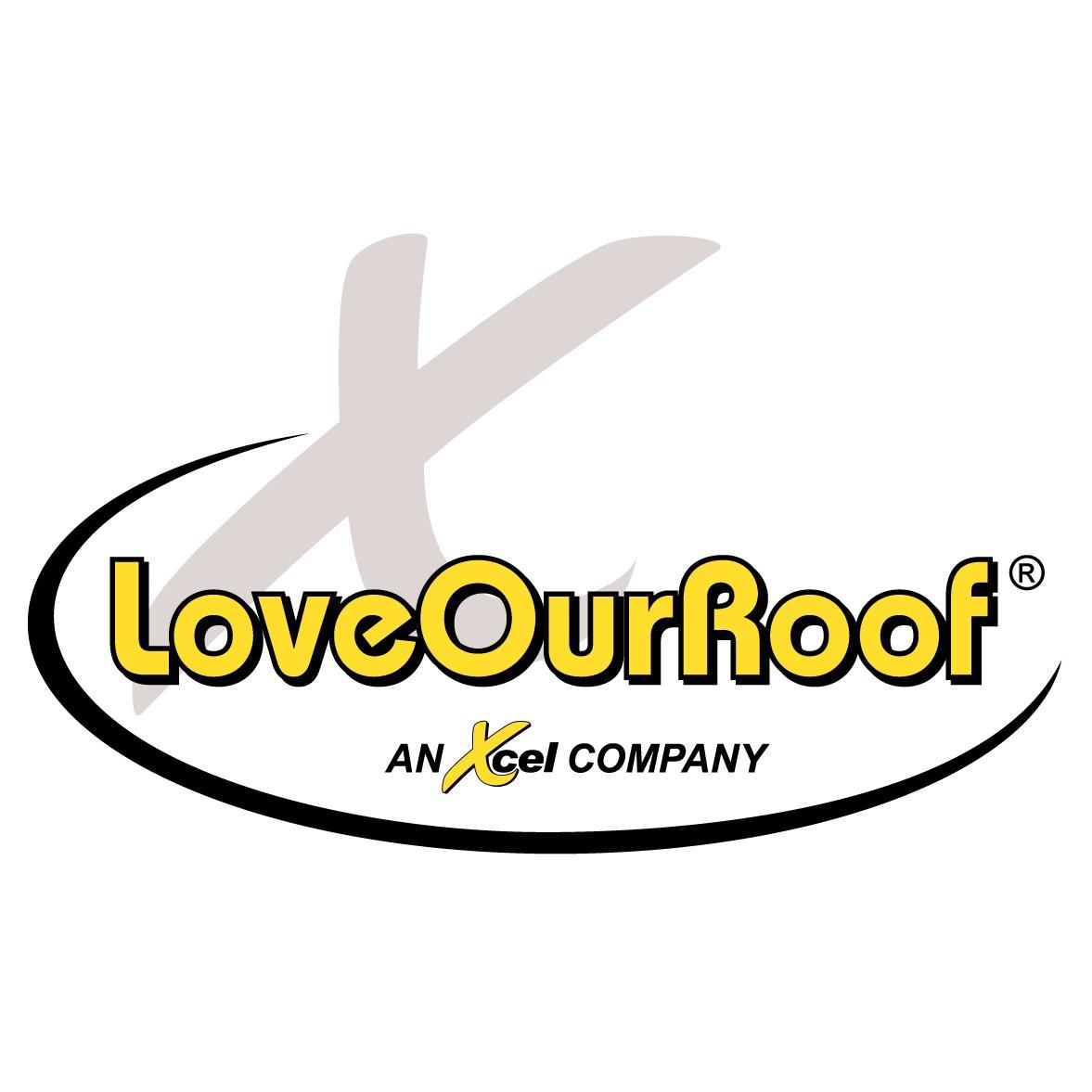 LoveOurRoof, an Xcel Company Logo