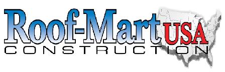 Roof-Mart USA Construction Logo