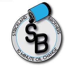 Strickland Brothers 10 Minute Oil Change Logo